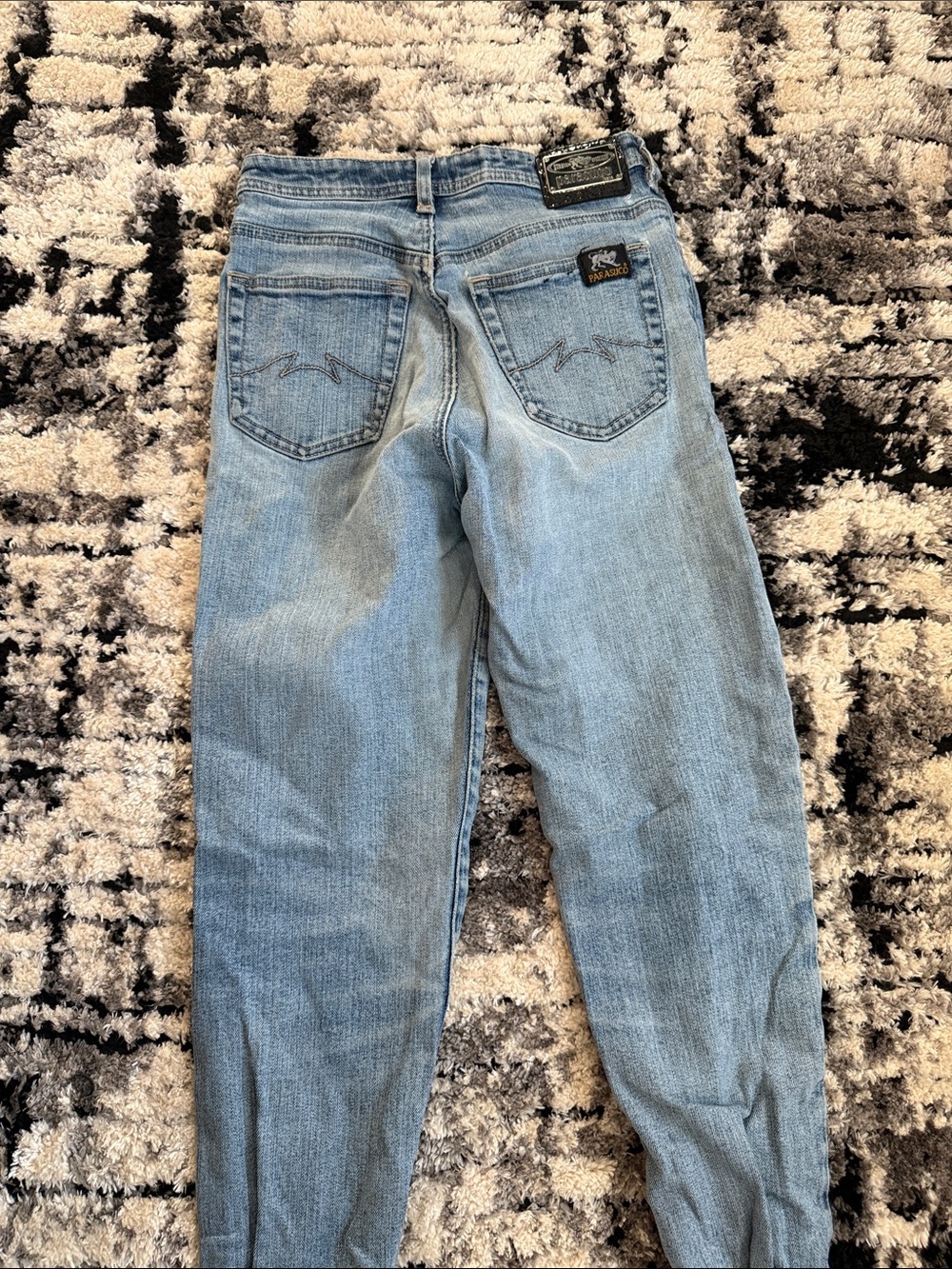 Light Blue Slim Straight Mens Jeans